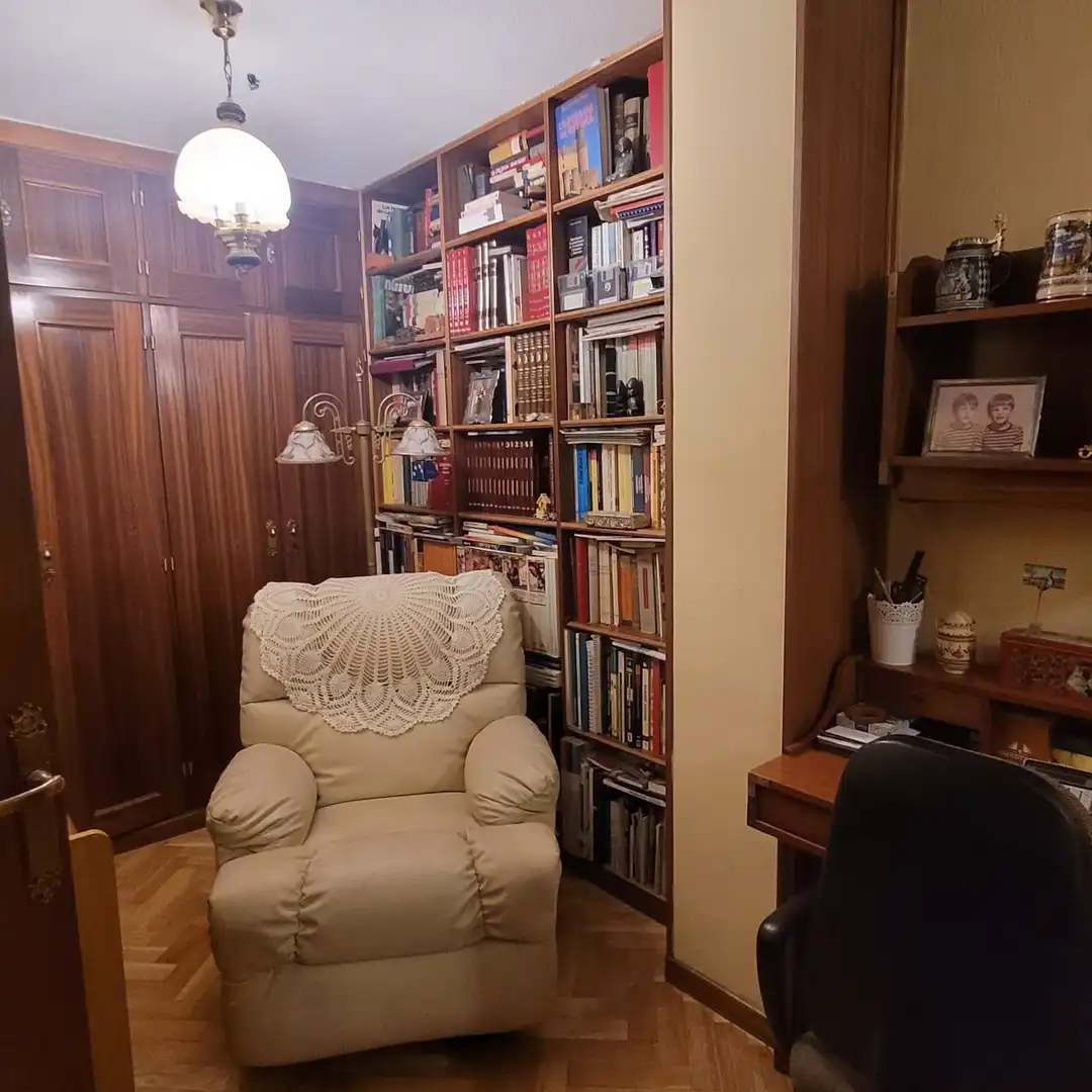 Living room of Duplexes for sale in Madrid  with Heating, Parquet flooring and Terrace