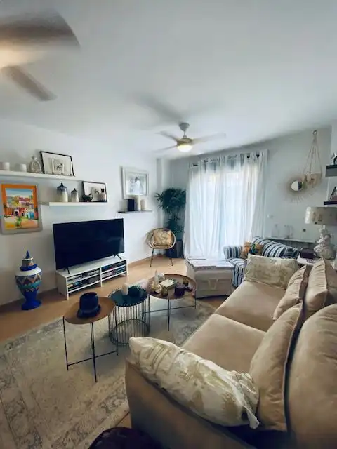 Sala d'estar de Àtic en venda en Chinchilla de Monte-Aragón amb Aire condicionat, Calefacció i Parquet