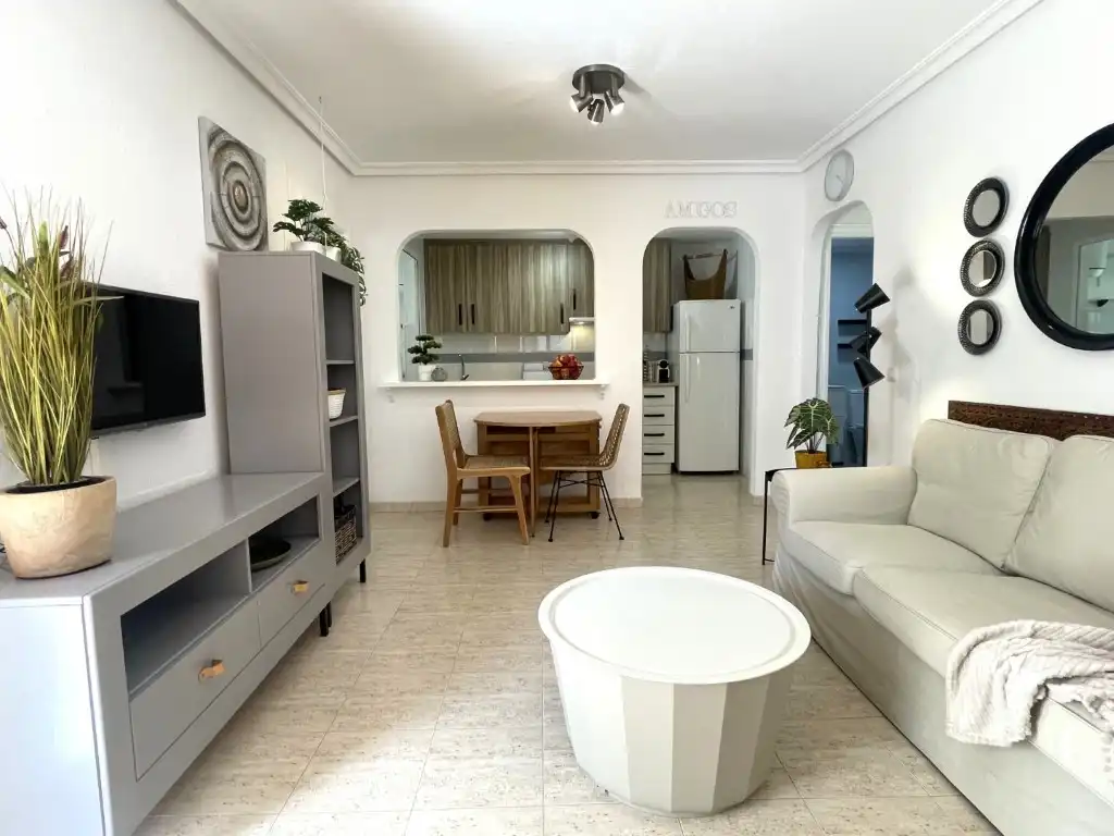 Sala de estar de Apartamento en venta en Vera con Aire acondicionado, Terraza y Amueblado