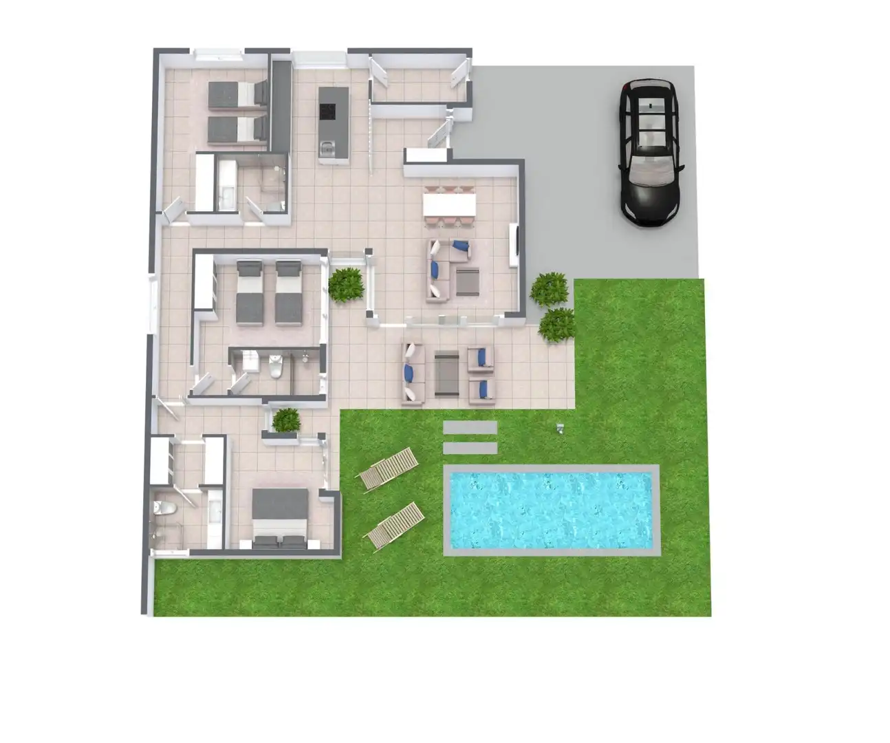 Chalet con piscina en venta en Campo de Murcia, imagen 7