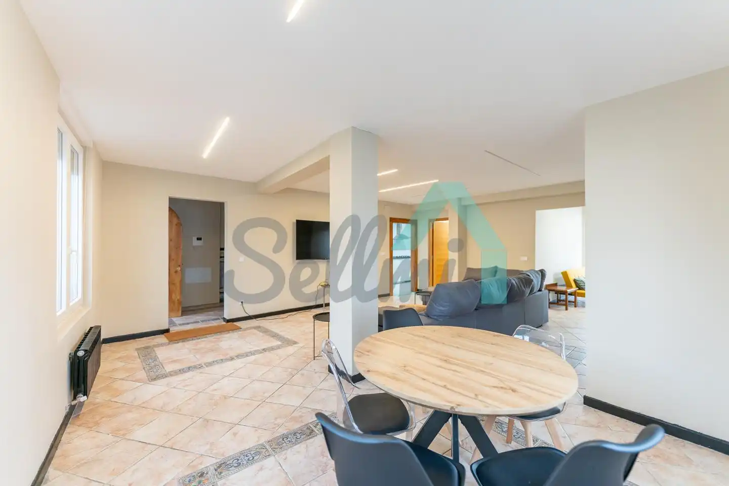 Living room of Houses for rent in Gijón   with Heating, Private garden and Terrace