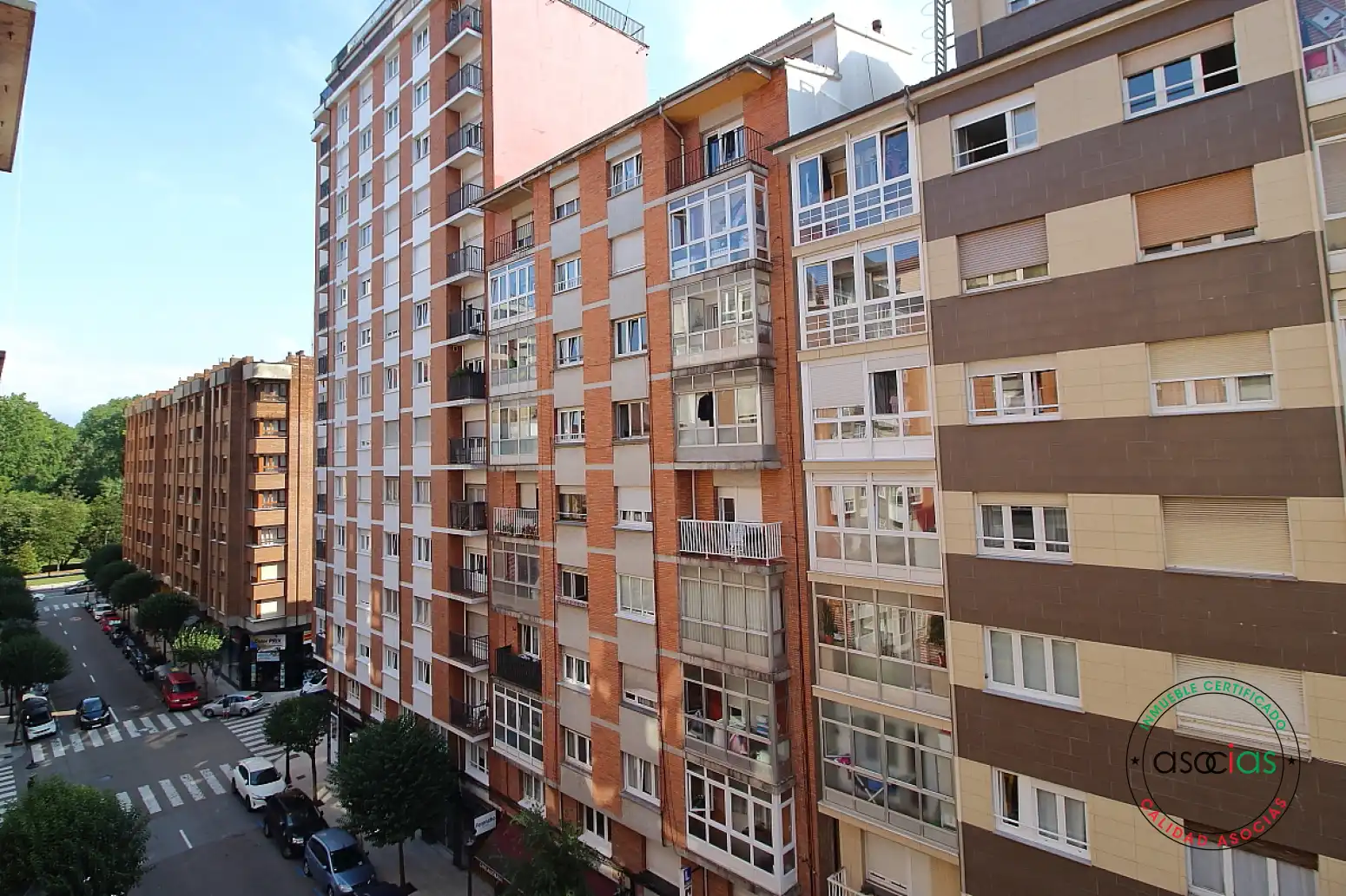 Exterior view of Flat for sale in Gijón   with Heating, Parquet flooring and Storage room