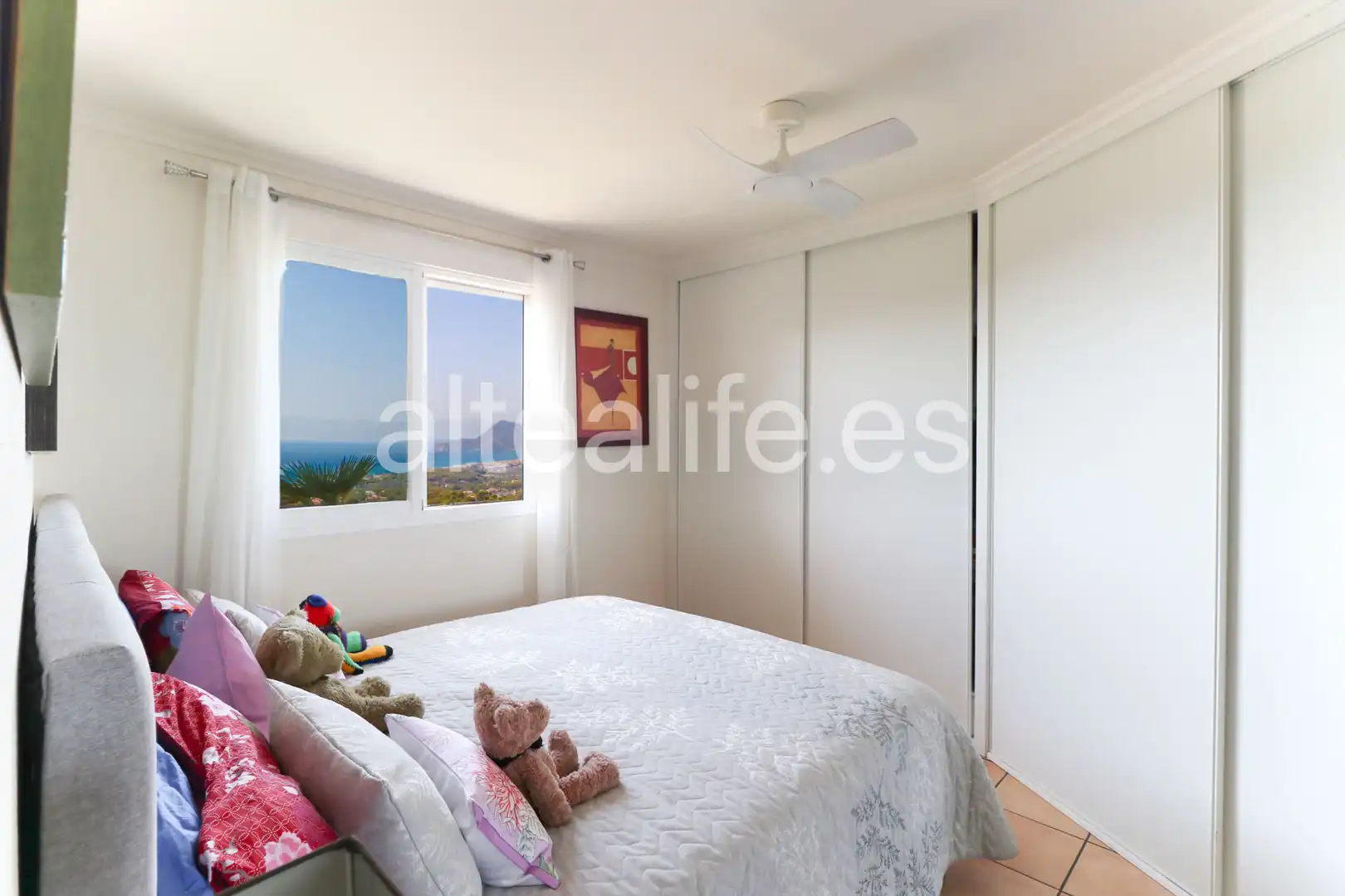Dormitori de Apartament en venda en Altea amb Aire condicionat, Terrassa i Forn