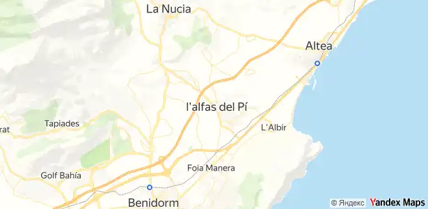 Vista exterior de Finca rústica en venta en L'Alfàs del Pi