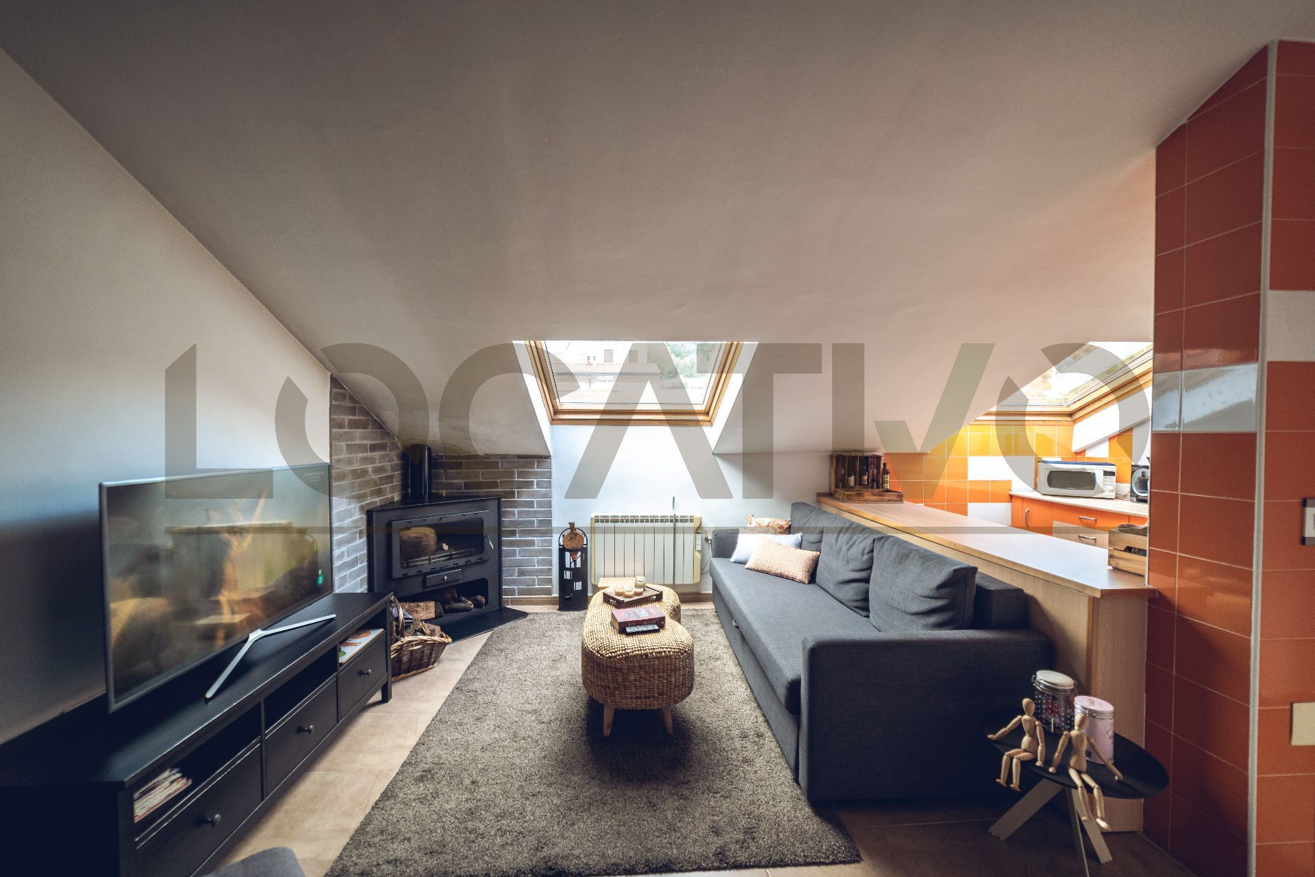 Living room of Flat for sale in Villanueva de la Vera  with Air Conditioner and Heating