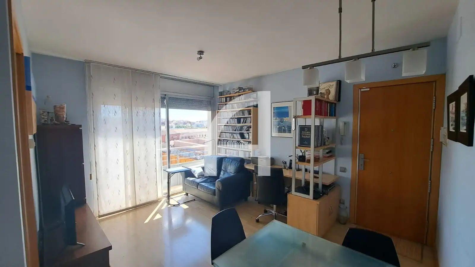 Sala de estar de Piso en venta en Terrassa con Calefacción, Terraza y Amueblado