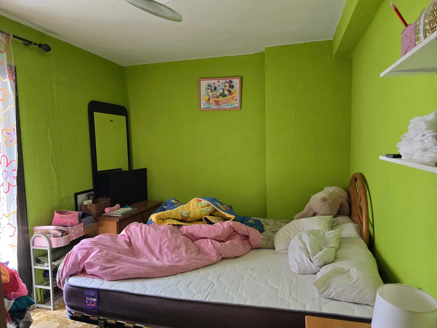 Schlafzimmer von Wohnung zum Verkauf in Zaragoza mit Heizung, Möbliert und Balkon