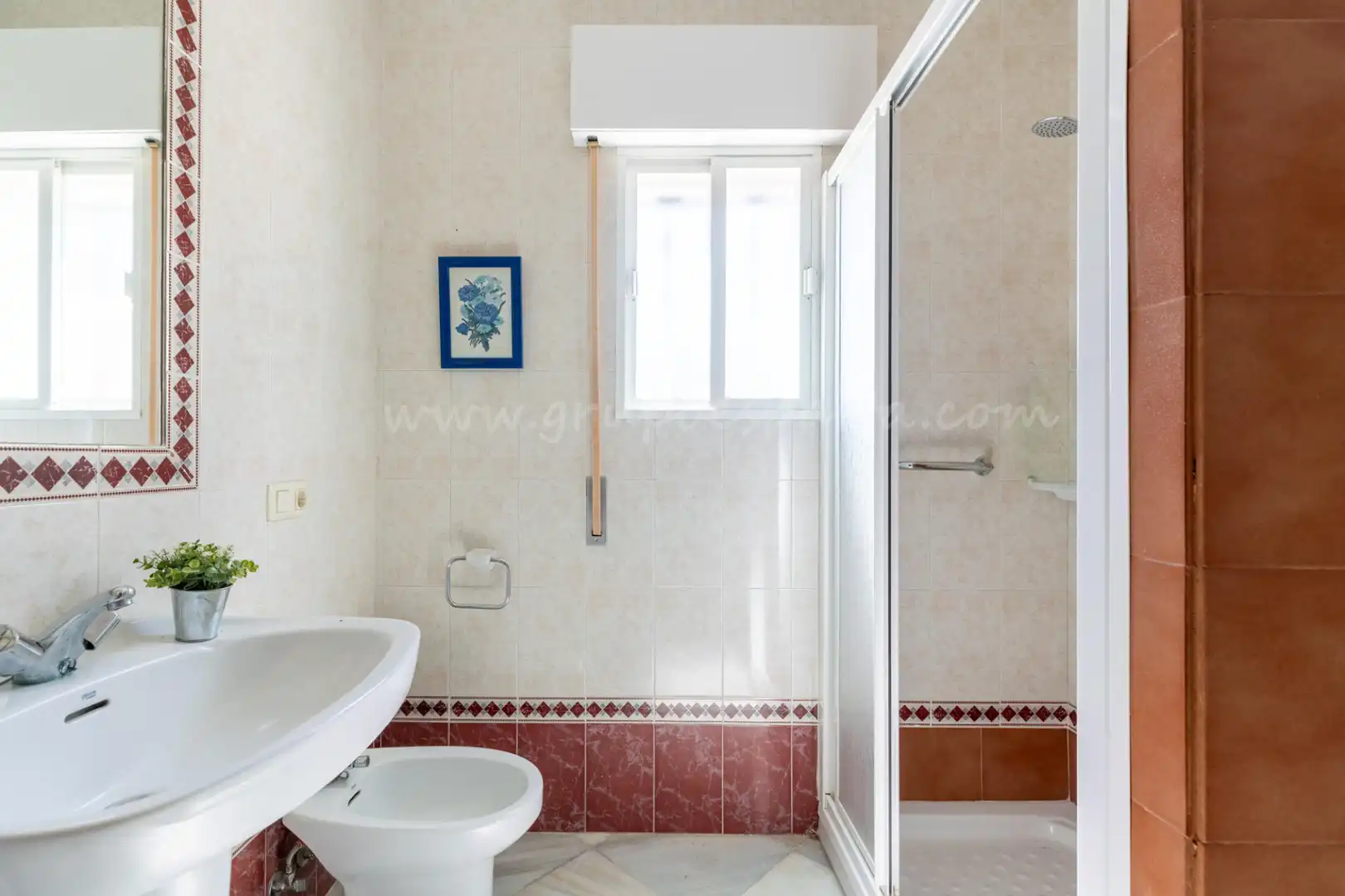 Baño de Casa o chalet en venta en Villanueva del Ariscal con Aire acondicionado, Calefacción y Jardín privado