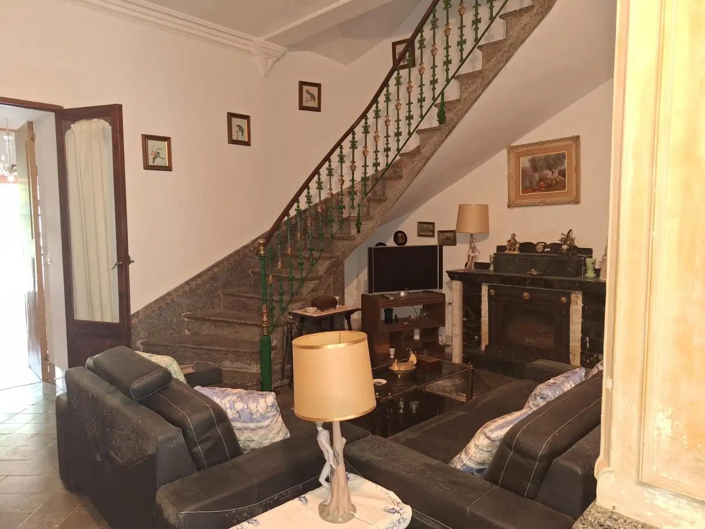 Sala d'estar de Casa adosada en venda en Algaida amb Jardí privat i Traster