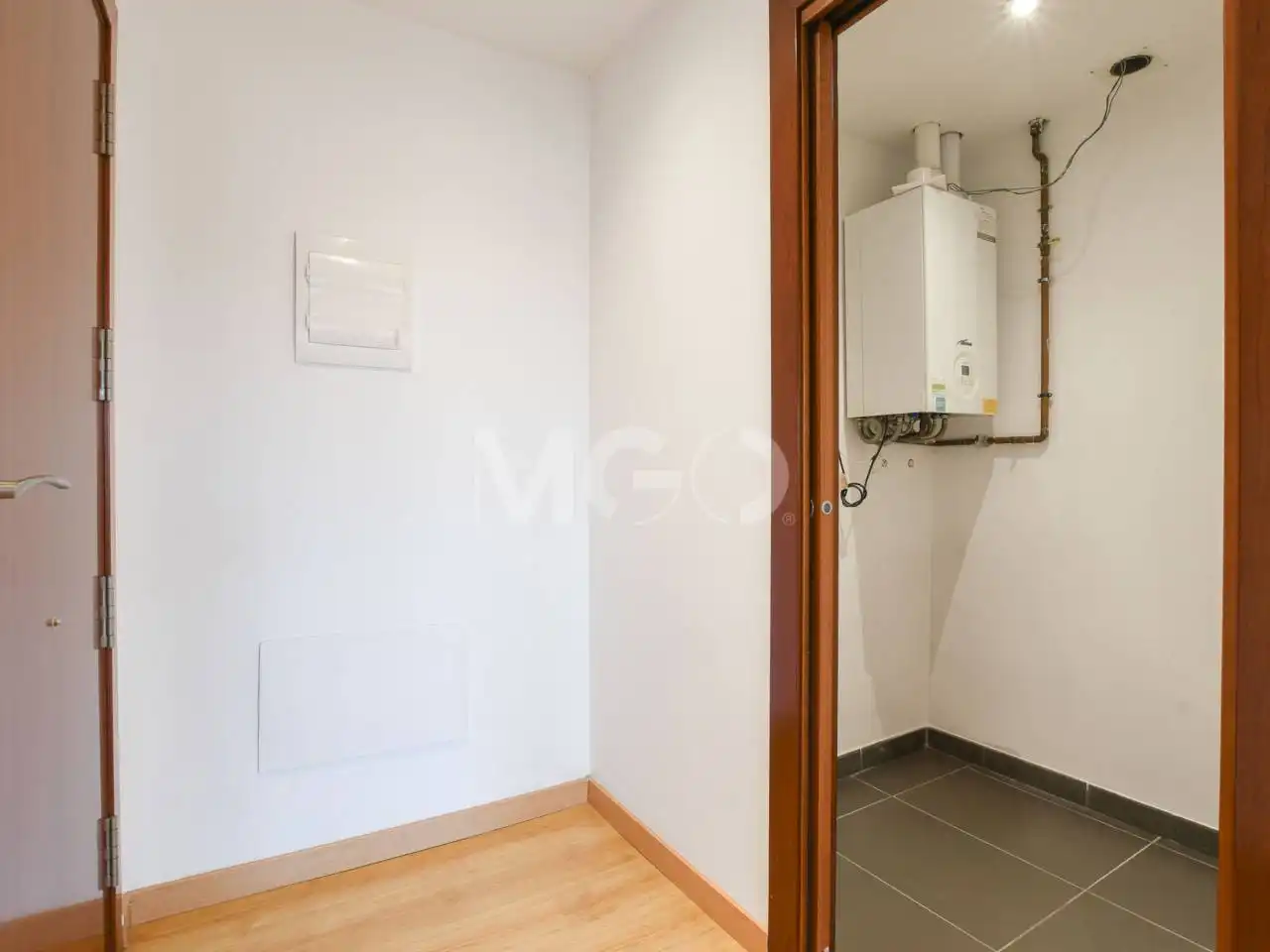 Schlafzimmer von Wohnung zum Verkauf in Manlleu mit Heizung, Parkett und Terrasse