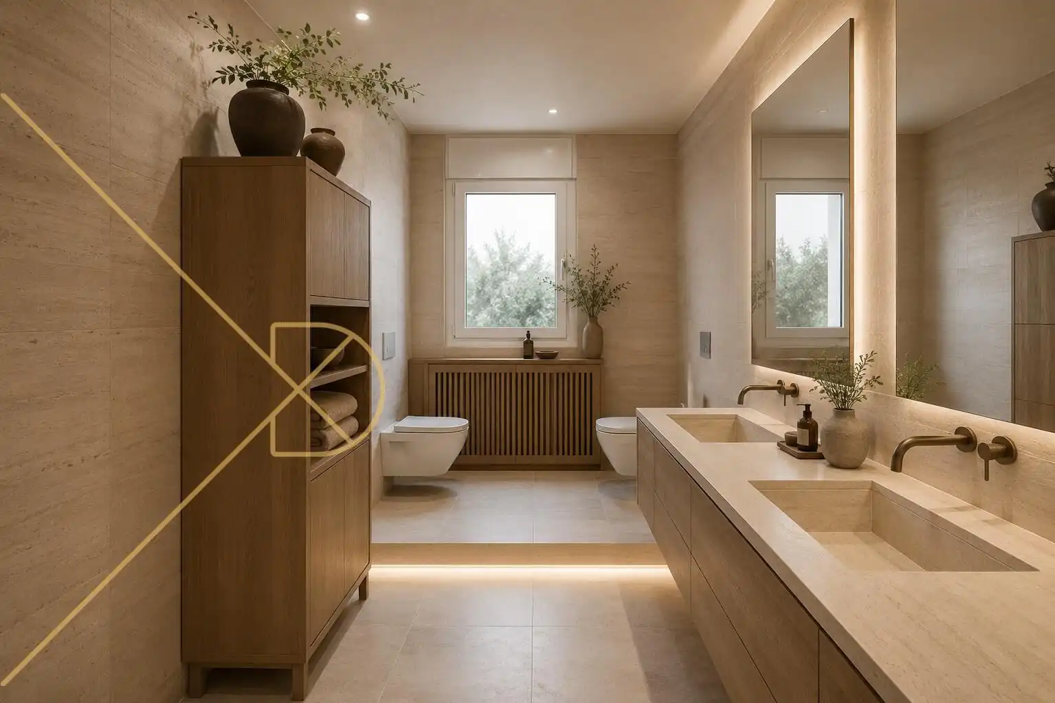 Bathroom of Houses for sale in Sant Just Desvern  with Air Conditioner, Heating and Private garden