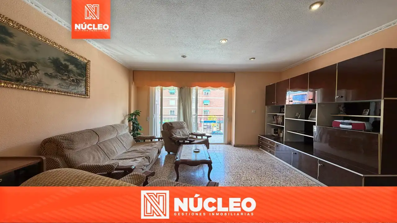 Living room of Flat for sale in Santa Pola  with Terrace and Furnished
