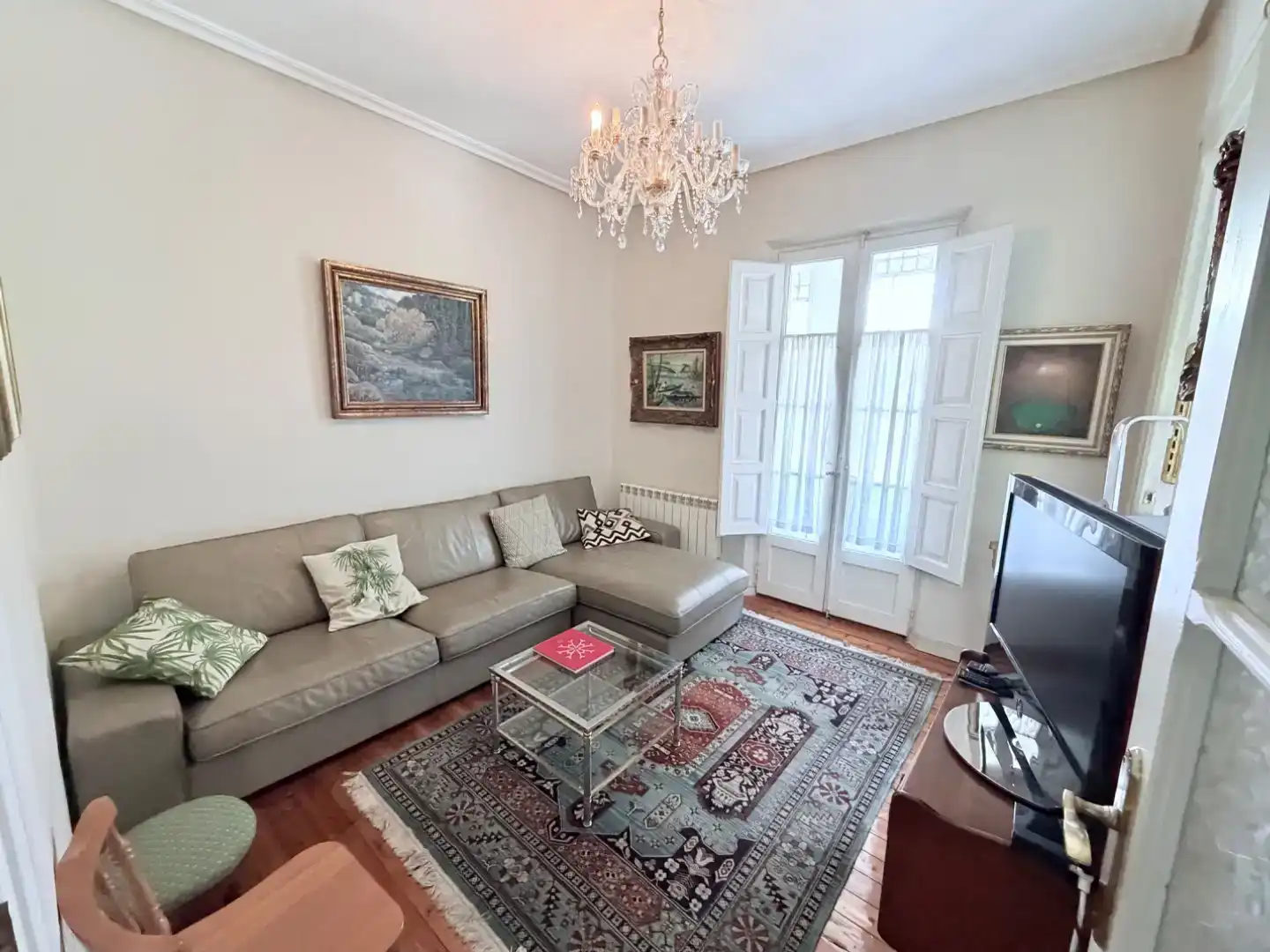 Living room of Flat for sale in  Logroño  with Balcony