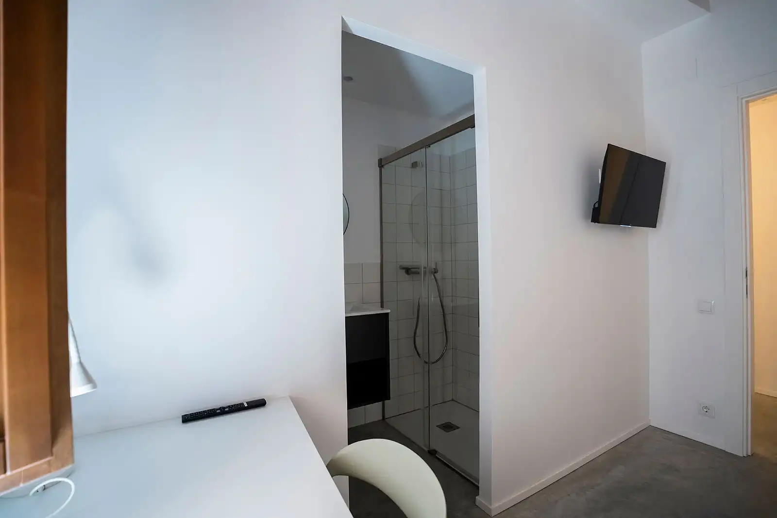 Baño de Piso de alquiler en Vic con Calefacción, Amueblado y Microondas