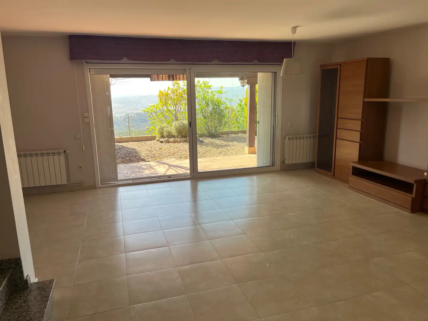 Wohnzimmer von Einfamilien-Reihenhaus zum Verkauf in Ullastrell mit Heizung, Privatgarten und Terrasse