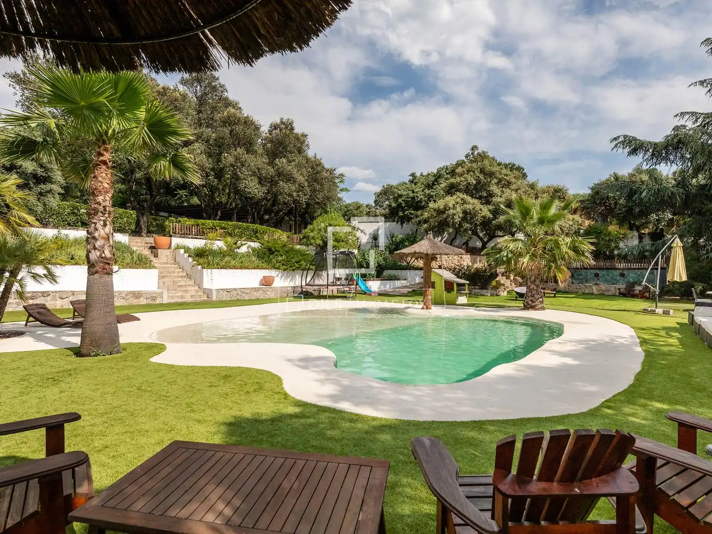 Piscina de Casa o chalet en venta en Torrelodones con Aire acondicionado, Jardín privado y Terraza