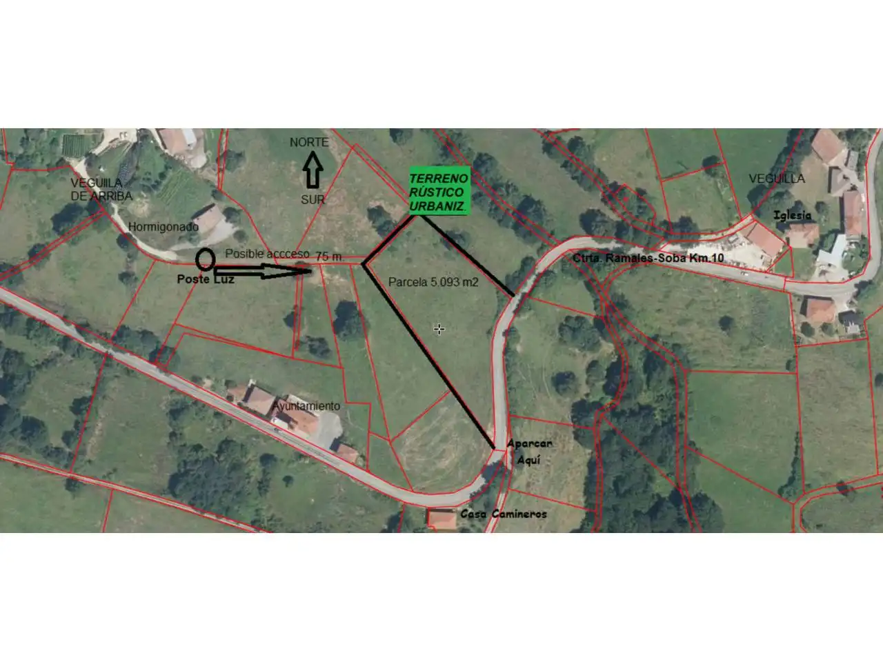 Land for sale in Barrio Veguilla, 2, Soba