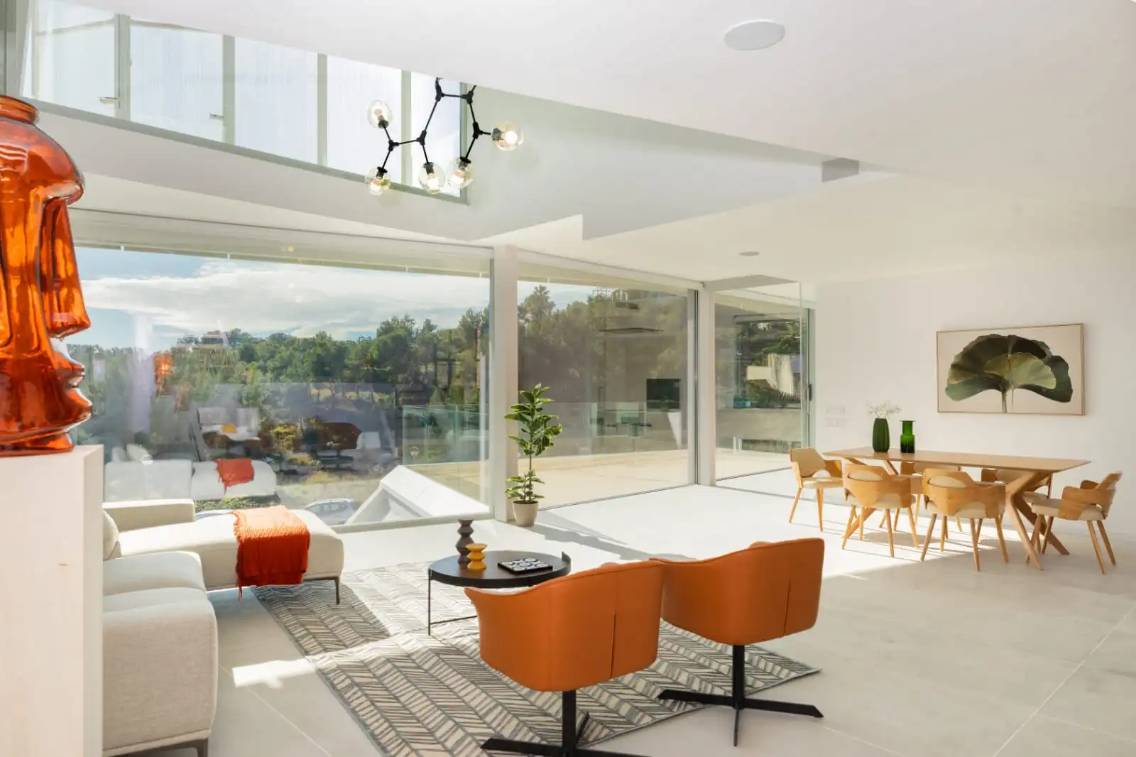 Wohnzimmer von Haus oder Chalet zum Verkauf in Sitges mit Klimaanlage, Heizung und Privatgarten