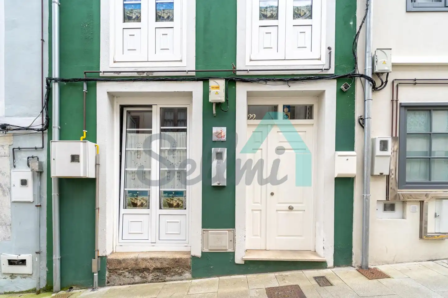 Vista exterior de Casa adosada en venta en Ribadeo con Calefacción, Jardín privado y Terraza