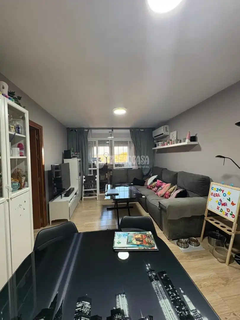 Sala d'estar de Pis en venda en Sevilla amb Aire condicionat i Terrassa