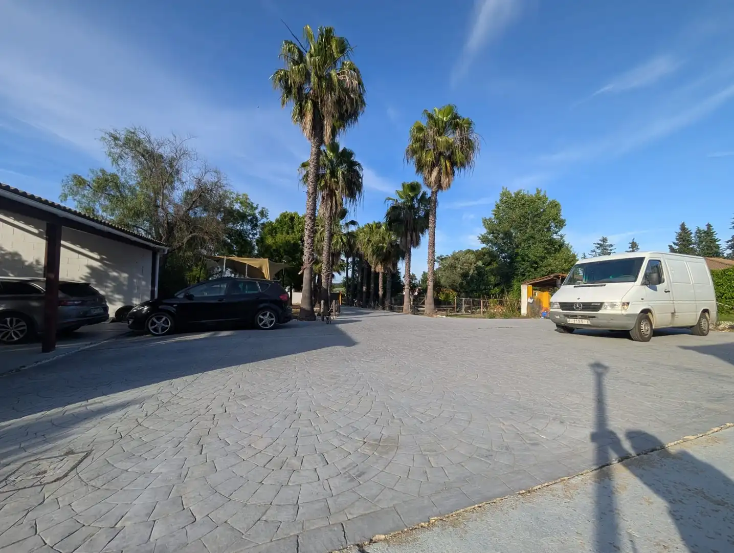 Parking of Houses for sale in Aljaraque  with Air Conditioner and Swimming Pool