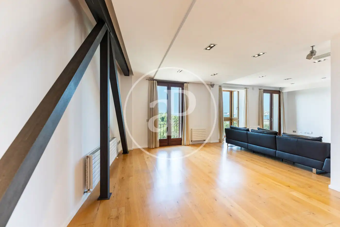 Wohnzimmer von Wohnung zur Miete in  Palma de Mallorca mit Klimaanlage, Heizung und Terrasse