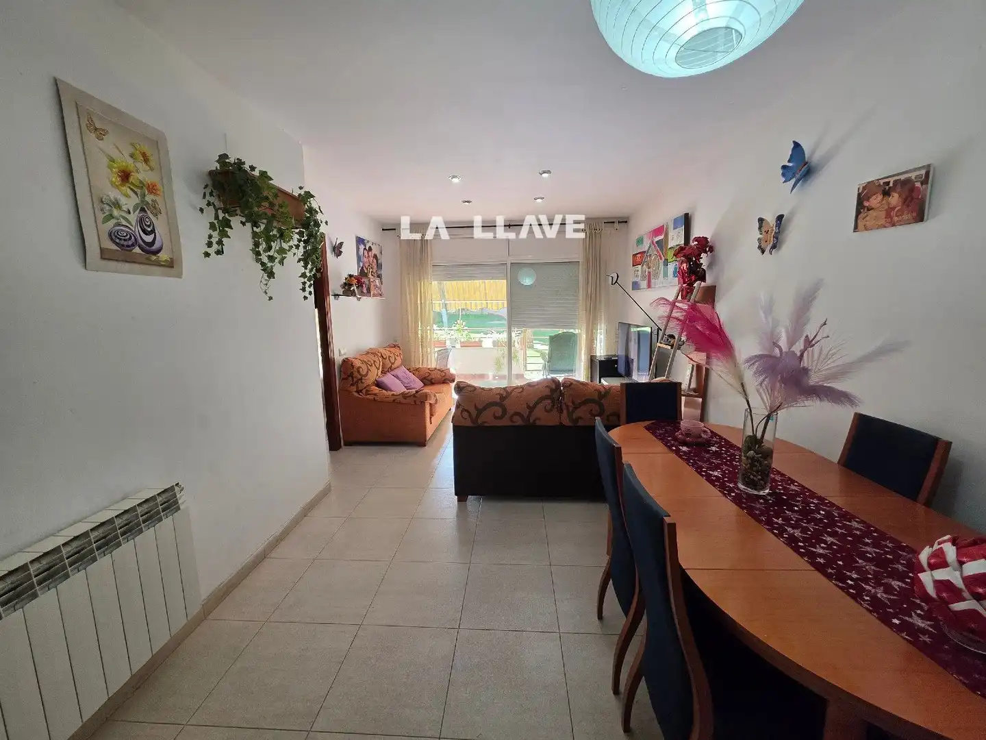 Sala de estar de Piso en venta en Blanes con Calefacción, Terraza y Amueblado