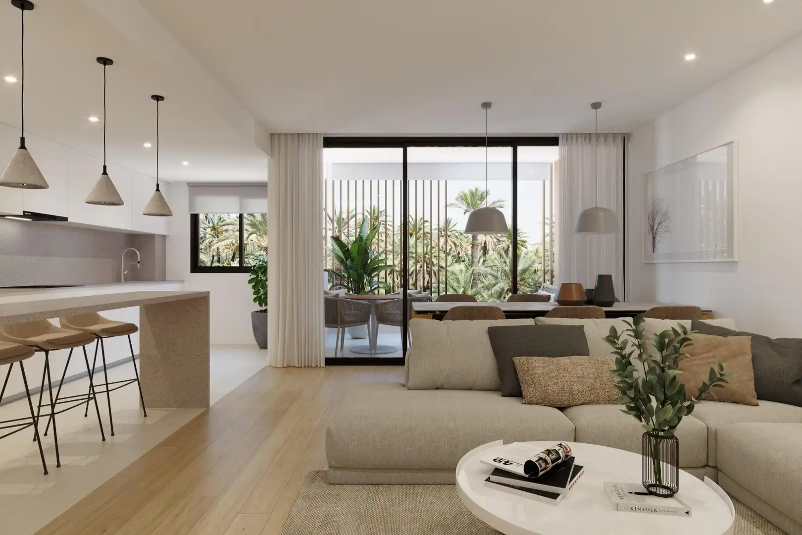 Living room of Flat for sale in Elche / Elx  with Private garden, Terrace and Swimming Pool