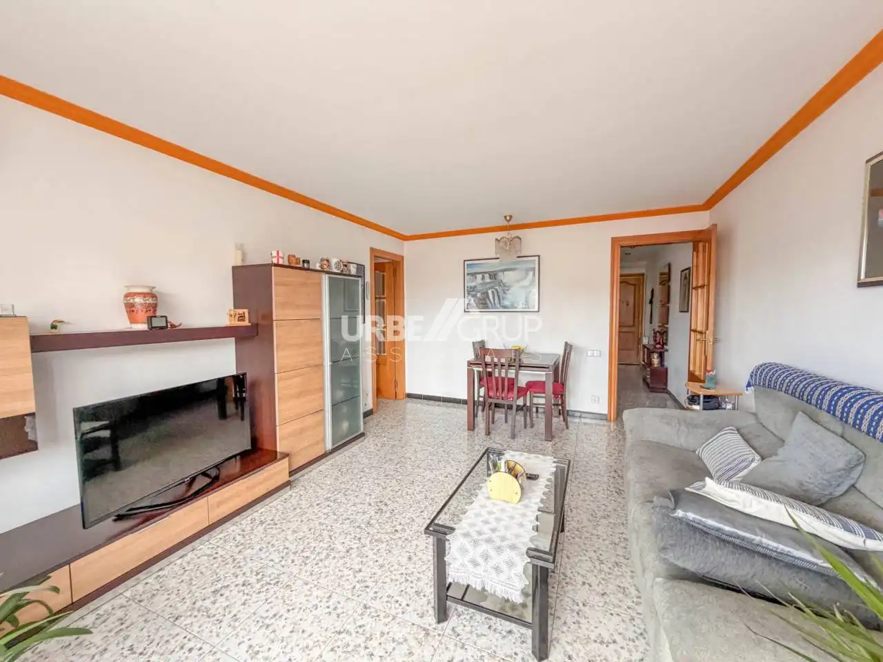 Sala de estar de Piso en venta en Terrassa con Aire acondicionado, Calefacción y Balcón