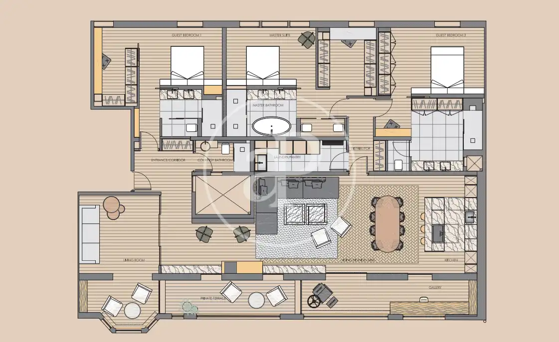 Appartement avec terrasse à vendre à Carrer del Consell de Cent, imagen 114