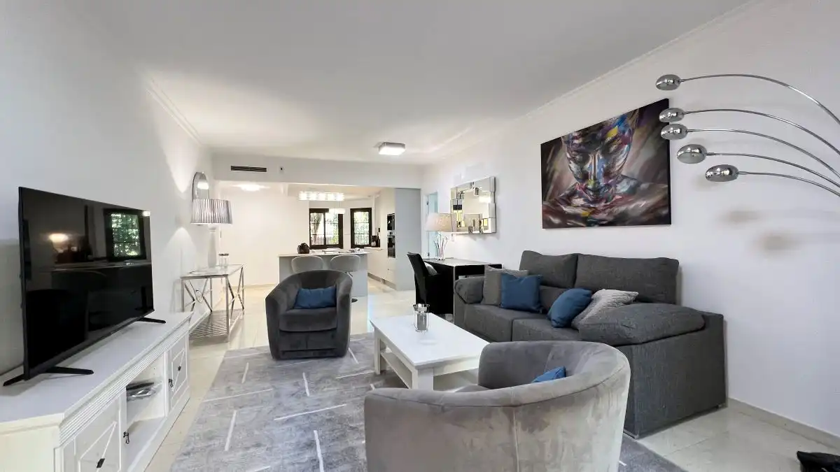 Sala de estar de Apartamento en venta en Altea con Aire acondicionado, Calefacción y Jardín privado