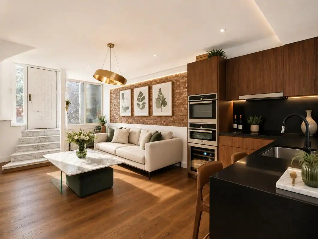 Sala d'estar de Dúplex en venda en Barcelona amb Aire condicionat, Calefacció i Terrassa