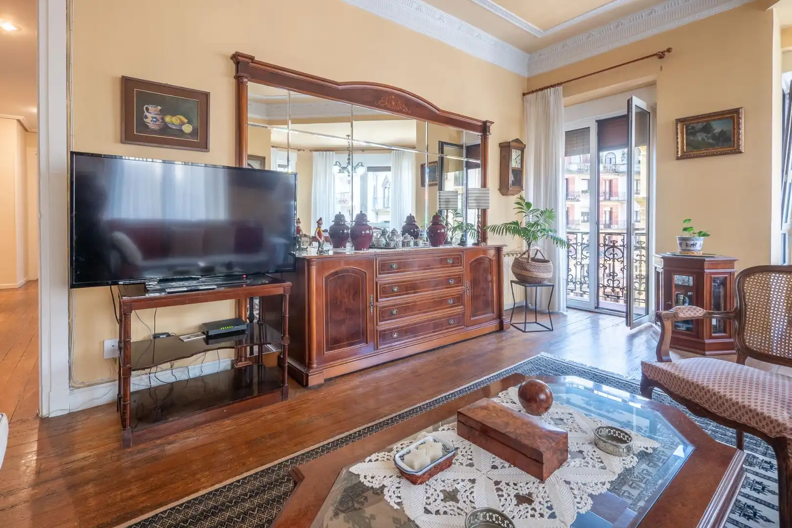 Sala de estar de Piso en venta en Donostia - San Sebastián  con Calefacción
