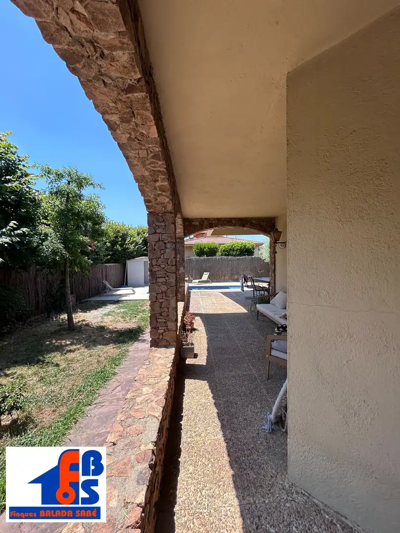 Terraza de Casa o chalet en venta en Sant Esteve de Palautordera con Aire acondicionado, Calefacción y Jardín privado