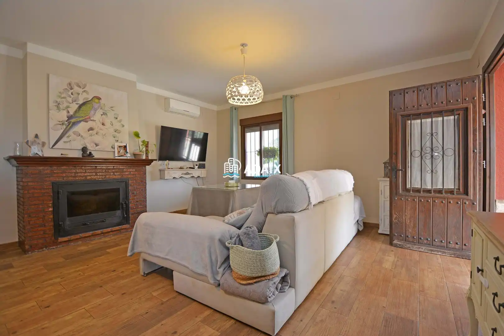 Sala de estar de Casa o chalet en venta en Membrío con Aire acondicionado y Trastero