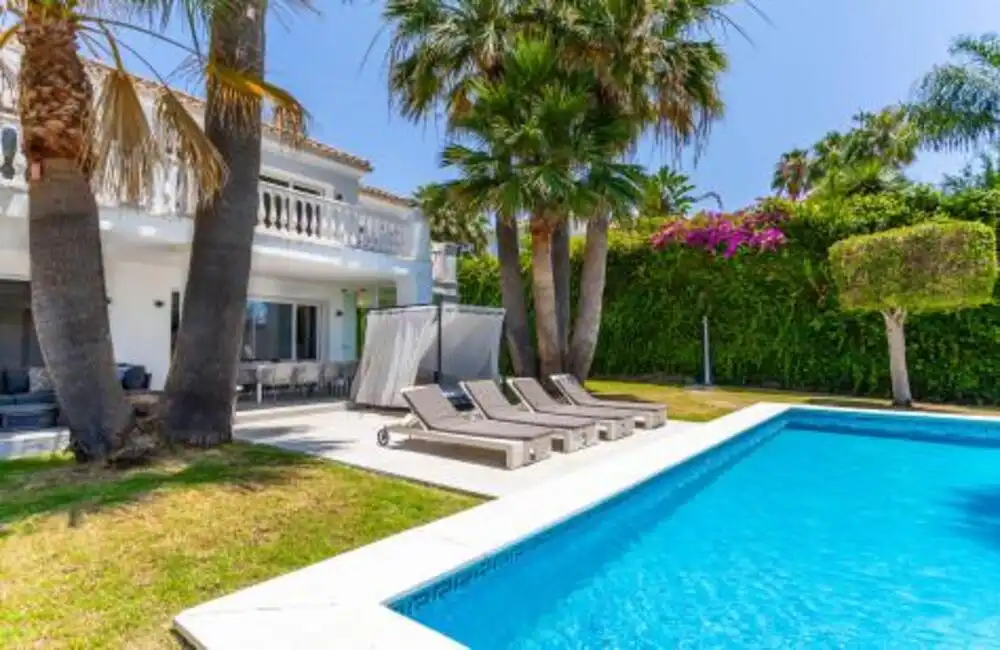 Garden of Houses for rent in Marbella  with Air Conditioner, Private garden and Terrace