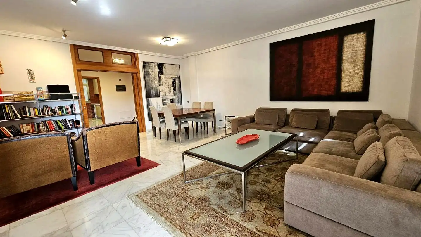 Sala de estar de Piso de alquiler en Las Palmas de Gran Canaria con Aire acondicionado, Parquet y Terraza