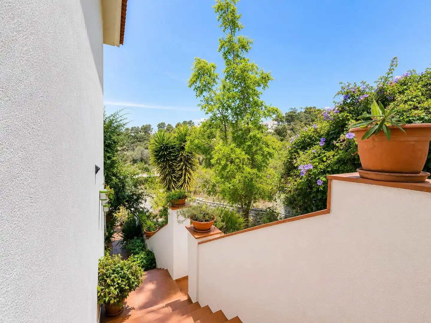 Terrassa de Casa o xalet en venda en Olivella amb Calefacció, Jardí privat i Terrassa