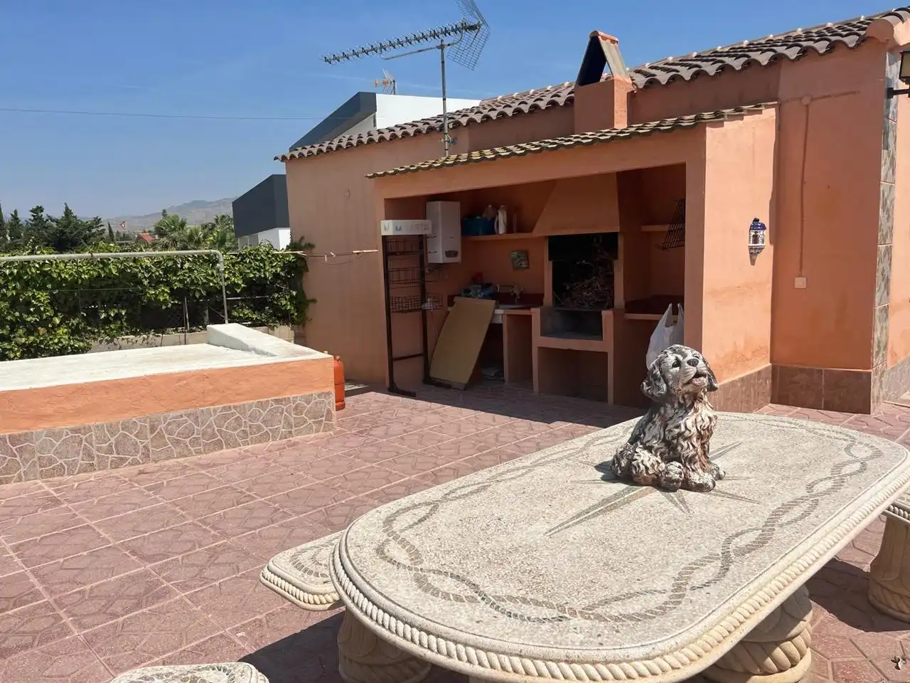 Terraza de Casa o chalet en venta en Alicante / Alacant con Aire acondicionado, Jardín privado y Terraza
