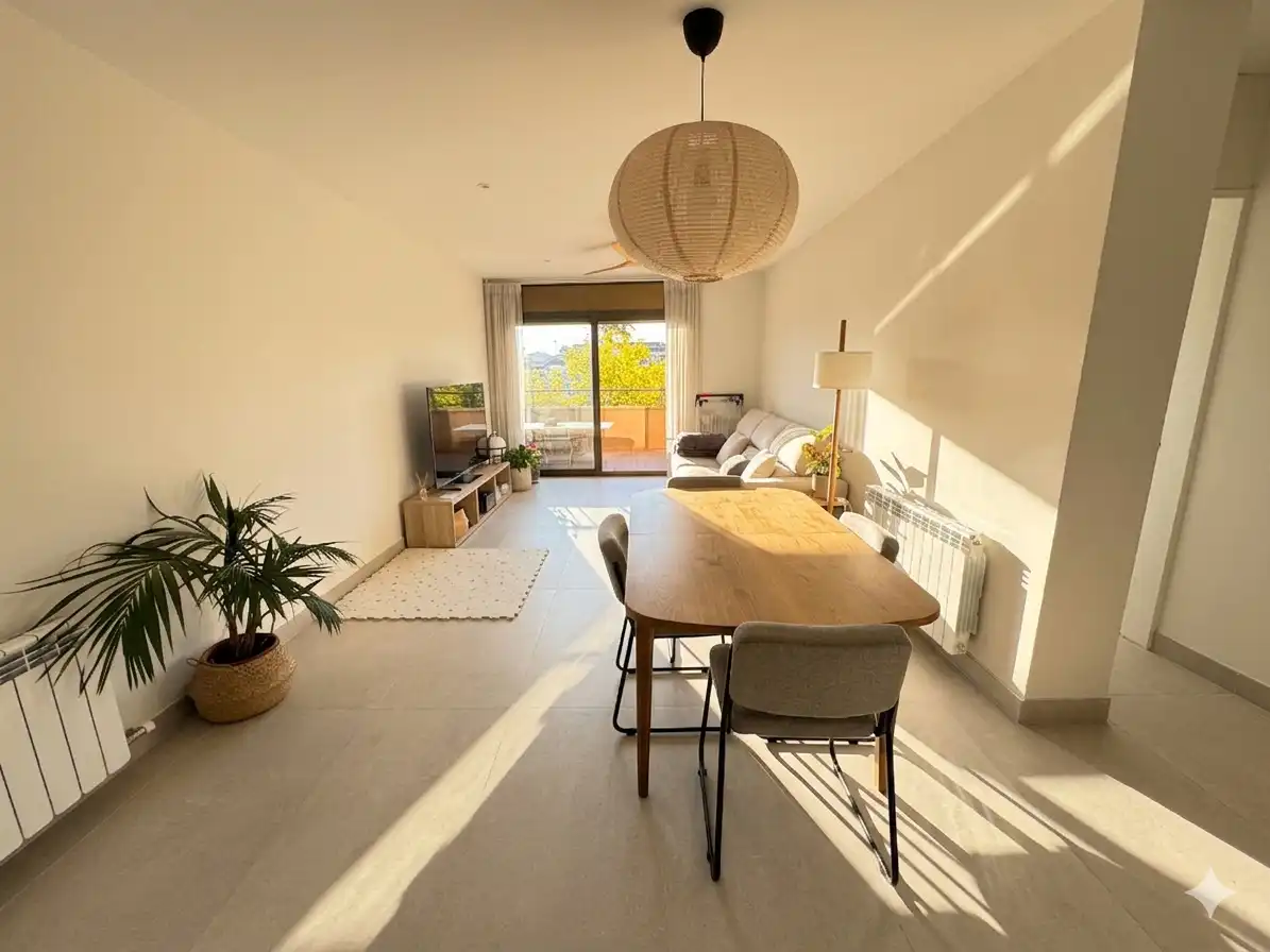 Sala de estar de Piso en venta en Cardedeu con Aire acondicionado, Calefacción y Terraza
