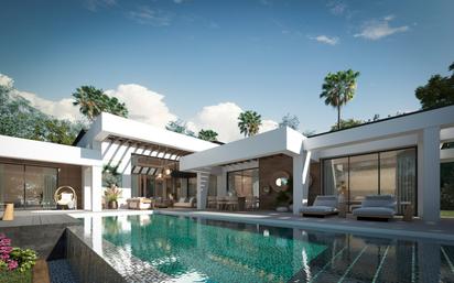 Exterior view of House or chalet for sale in Marbella  with Air Conditioner, Private garden and Terrace