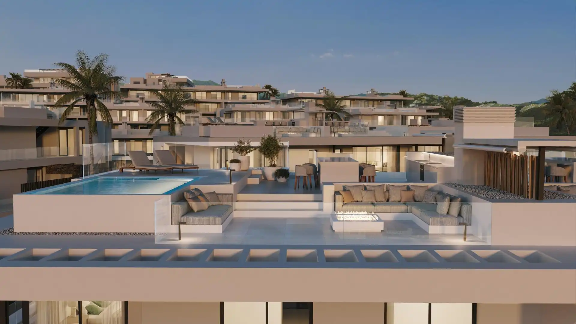 Terrassa de Casa o xalet en venda en Marbella amb Aire condicionat, Calefacció i Jardí privat
