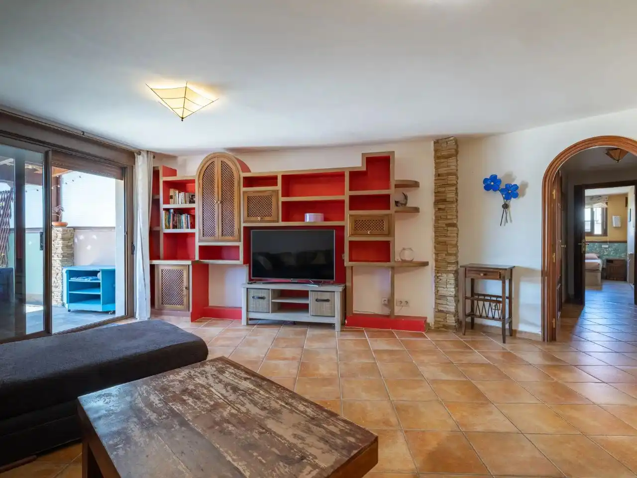 Living room of Attic for rent in Moaña, Pontevedra
