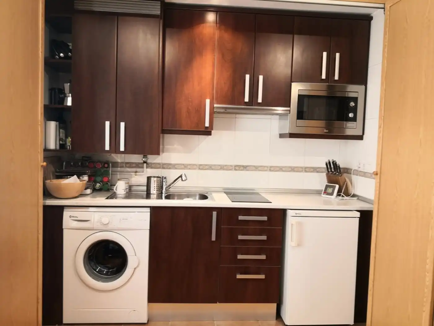 Cocina de Piso de alquiler en Madrid con Aire acondicionado, Calefacción y Trastero