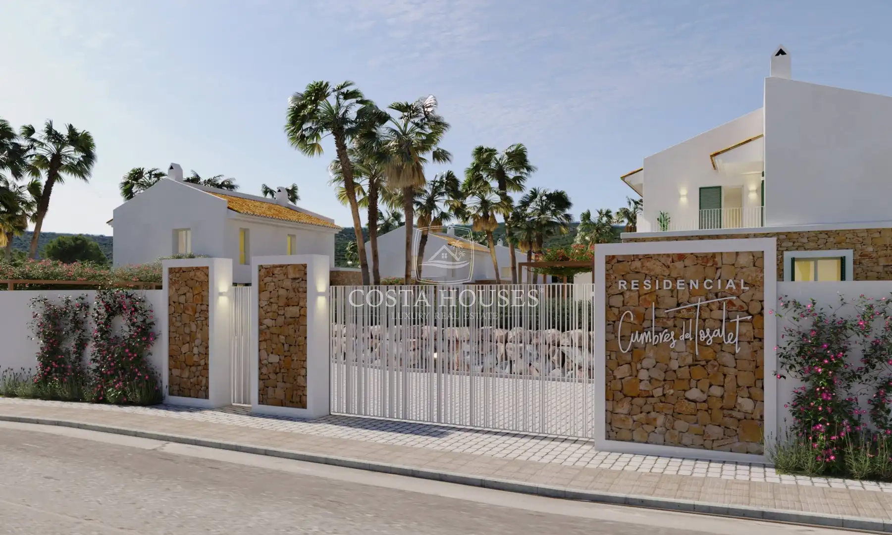 Vista exterior de Casa adosada en venda en Jávea / Xàbia amb Aire condicionat, Jardí privat i Terrassa