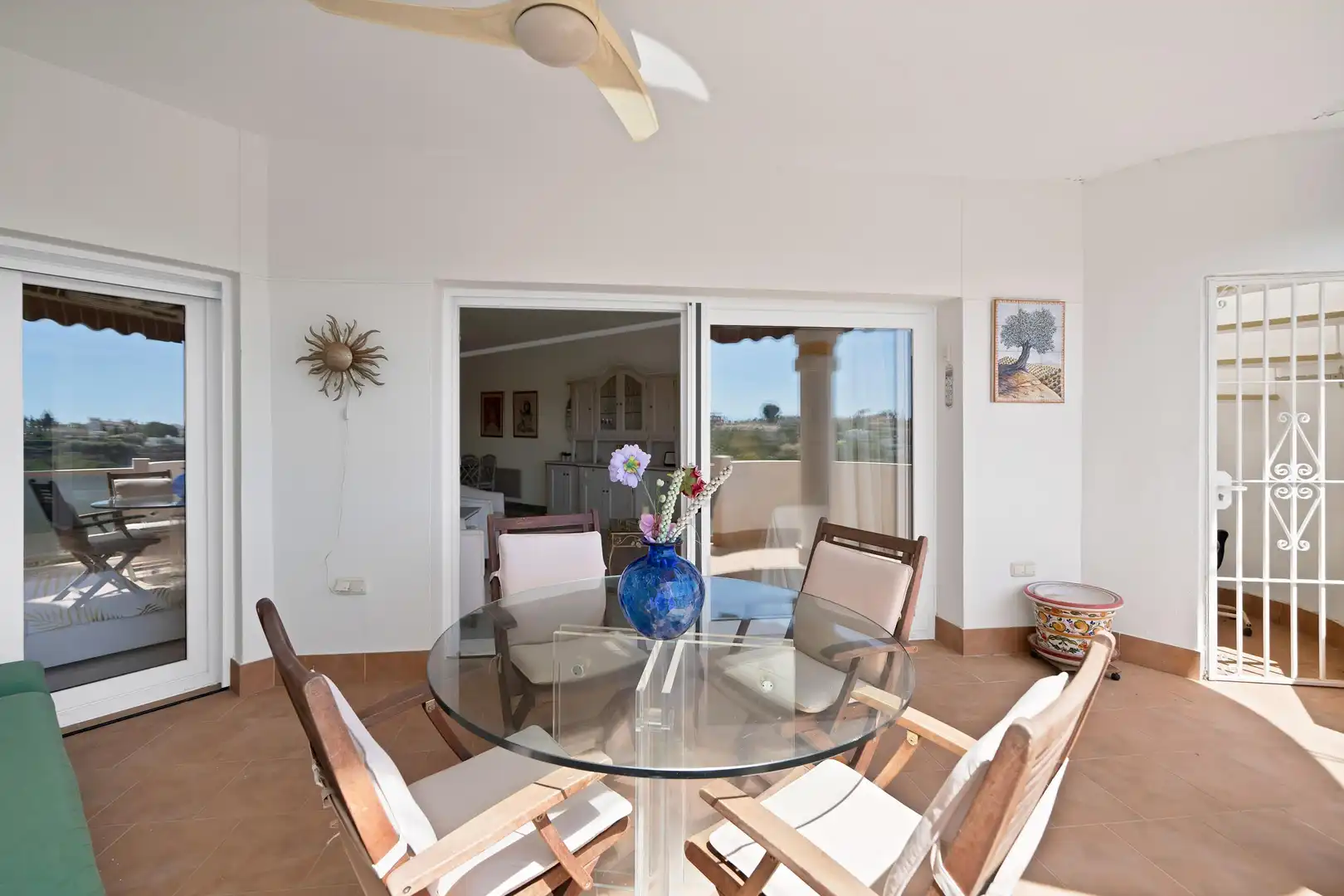 Terraza de Ático de alquiler en Marbella con Aire acondicionado, Calefacción y Jardín privado