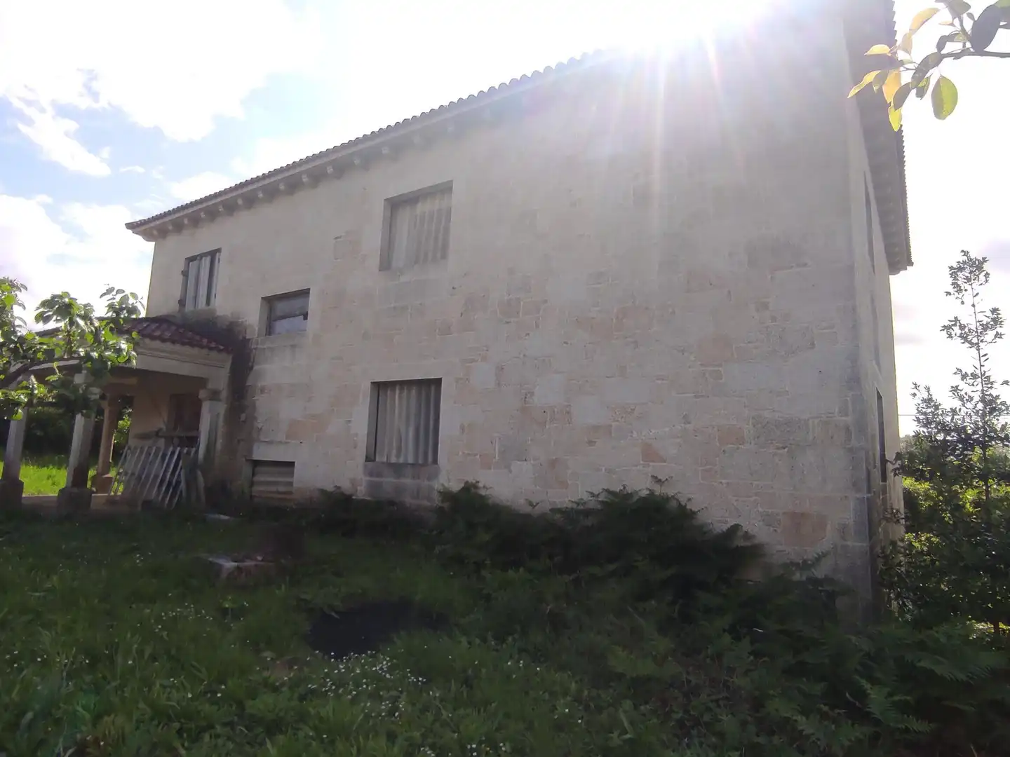 Exterior view of Houses for sale in Santiago de Compostela   with Private garden and Terrace