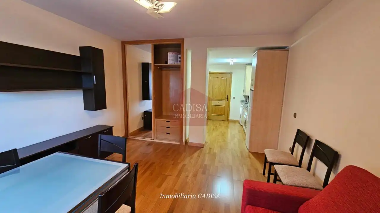 Sala de estar de Estudio de alquiler en Salamanca con Calefacción y Amueblado