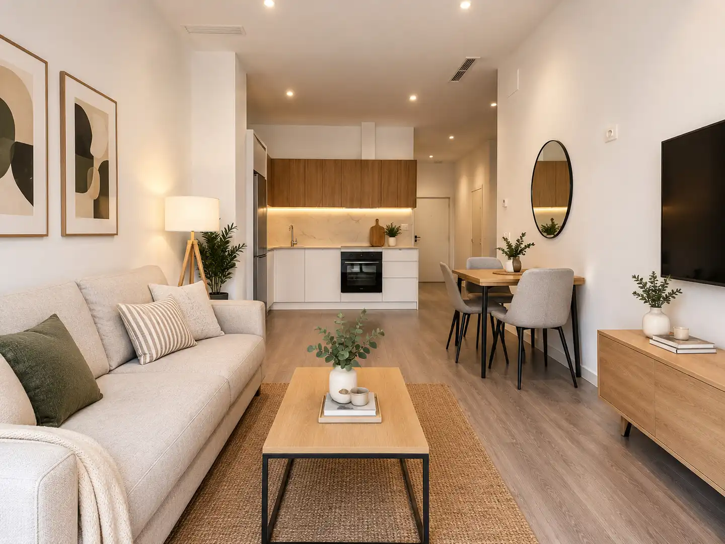 Sala de estar de Piso en venta en Sant Boi de Llobregat con Calefacción y Parquet