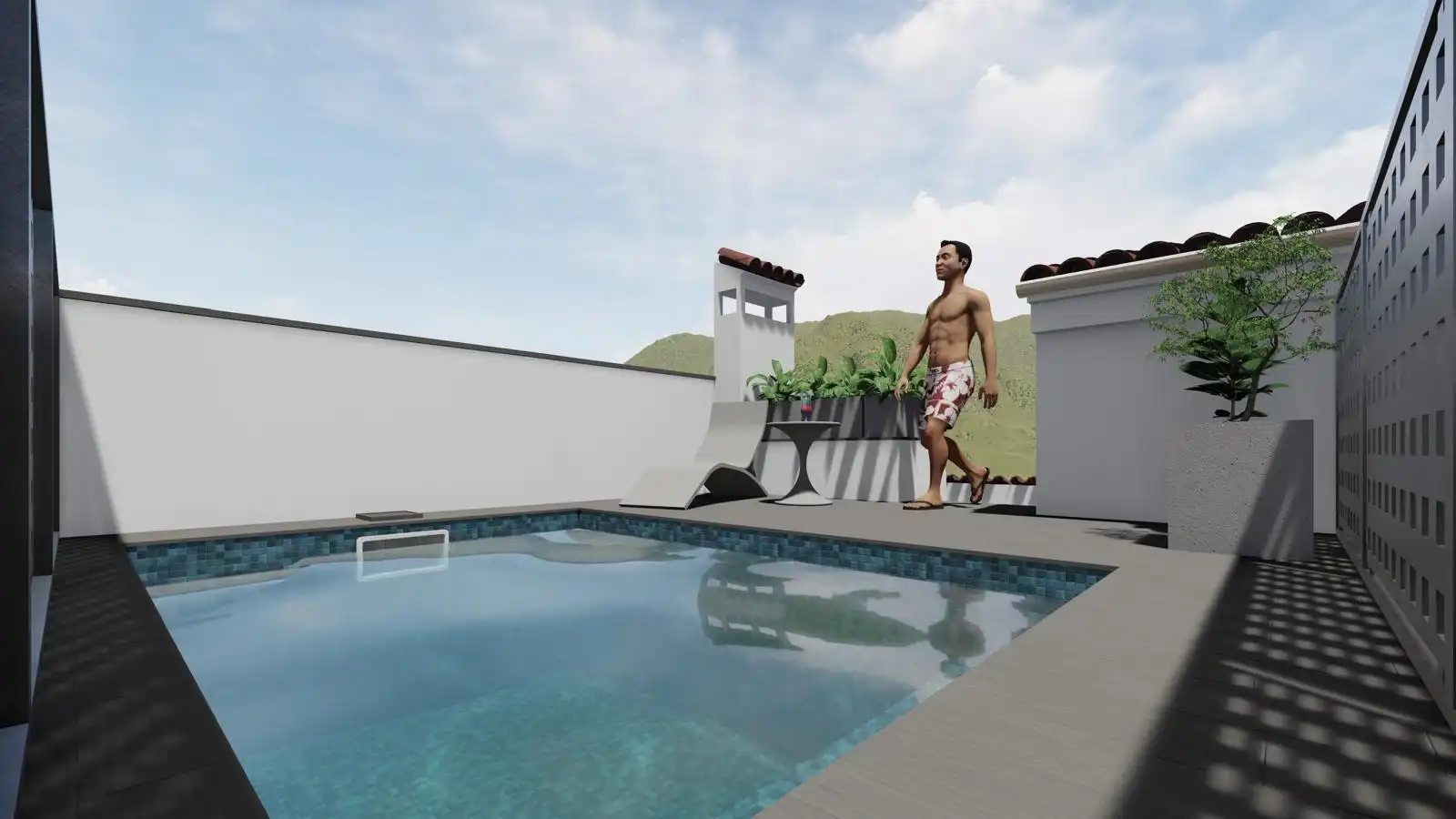 Piscina de Casa adosada en venda en Andratx amb Aire condicionat, Calefacció i Jardí privat